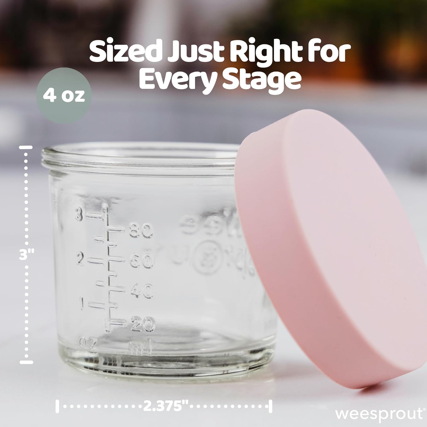 Glass Baby Food Storage Jars w - Baby Food Jars avaliação e preço