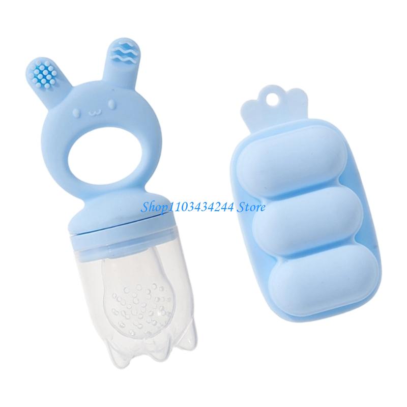 Silicone Baby Teether Feeder w - Baby Food Tray avaliação e preço