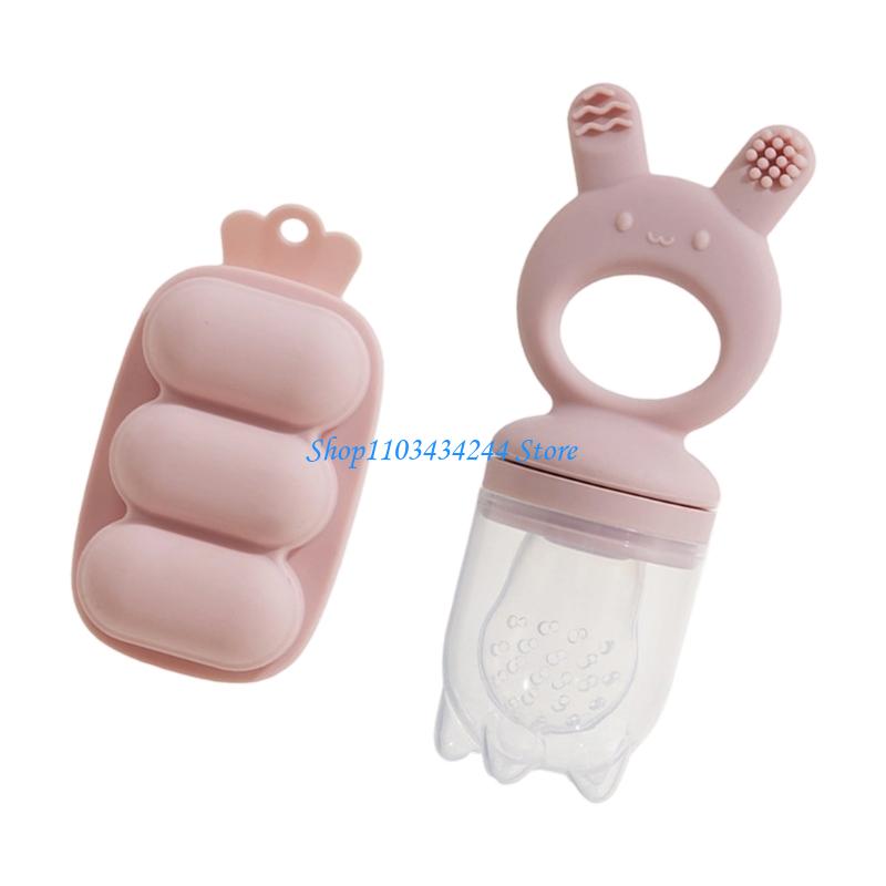 Silicone Baby Teether Feeder w - Baby Food Tray avaliação e preço