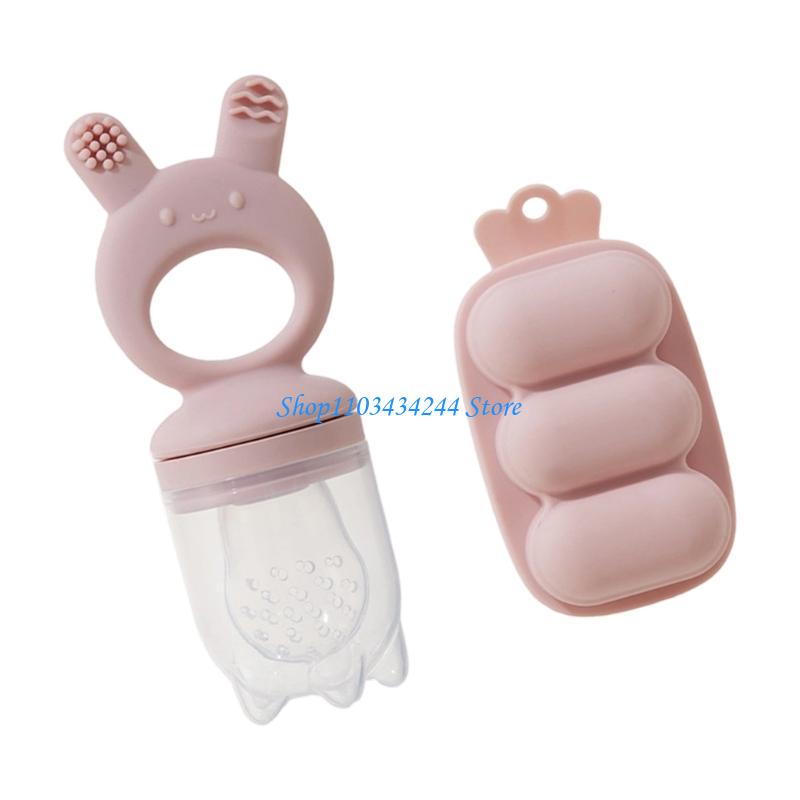 Silicone Baby Teether Feeder w - Baby Food Tray avaliação e preço