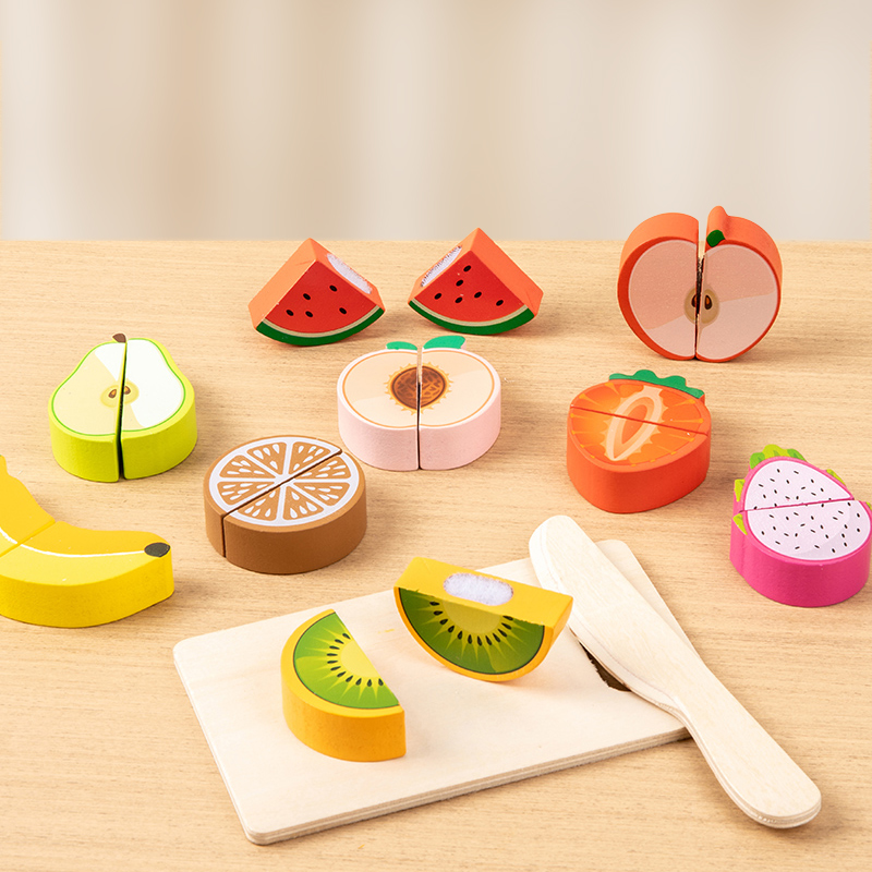 Wooden Kitchen Pretend Toy Sim - Baby Food Under 1 Year avaliação e preço