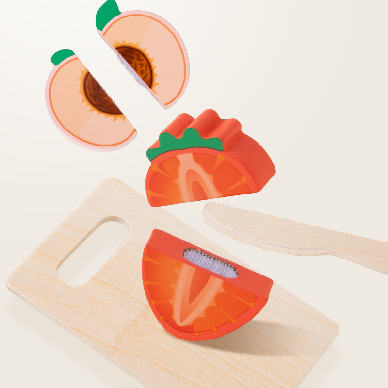 Wooden Kitchen Pretend Toy Sim - Baby Food Under 1 Year avaliação e preço