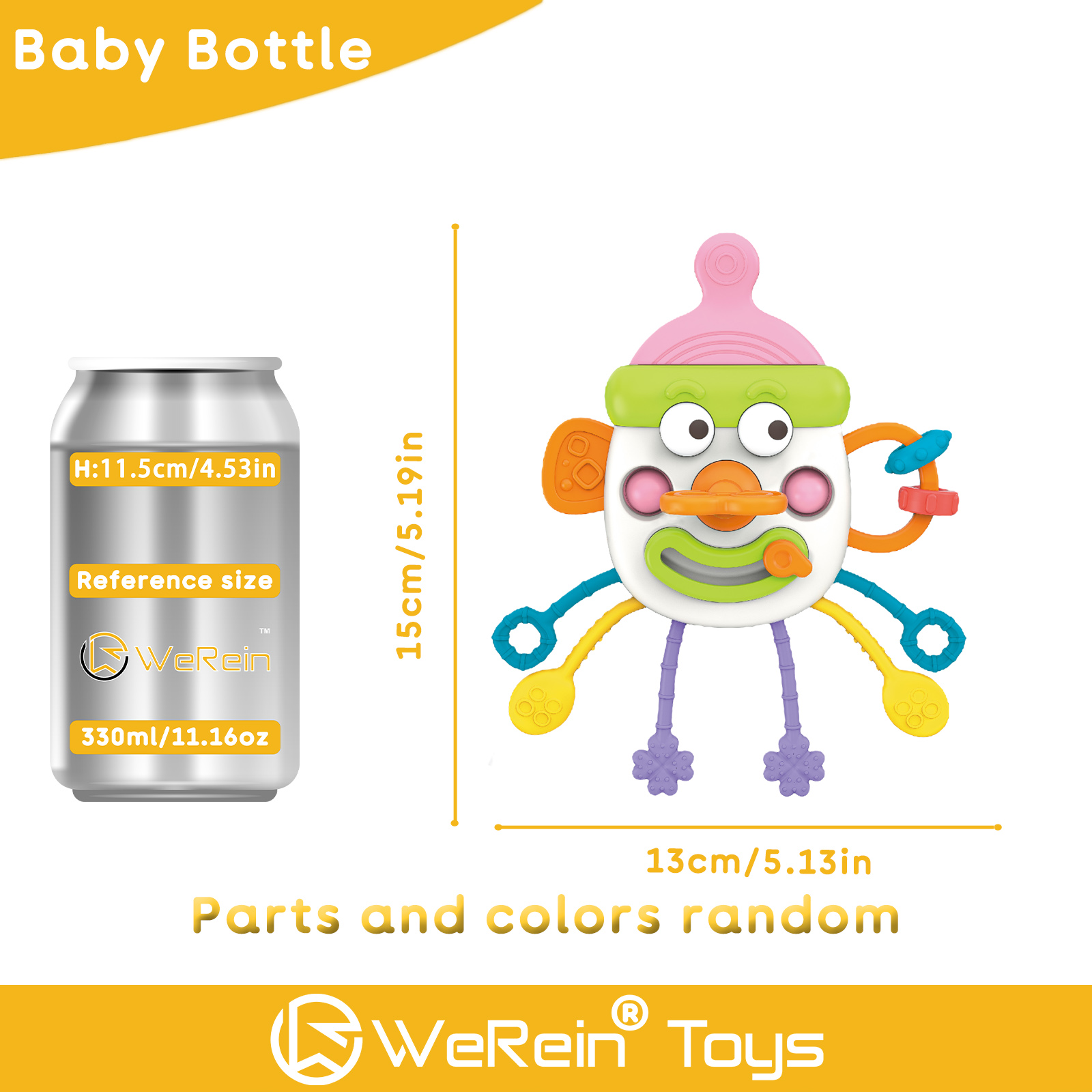 Cute Bottle Shaped Pull-out To - Baby Food Bottle avaliação e preço