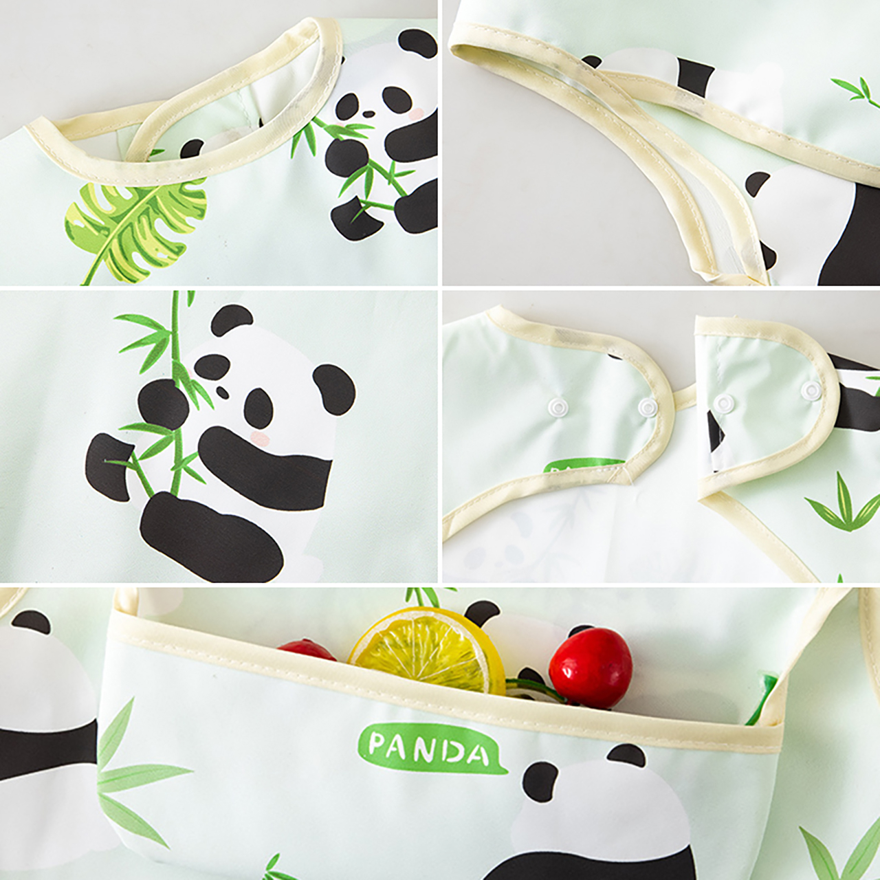 0-4Y Baby Bibs & Pocket Waterp - Baby Food Kids avaliação e preço