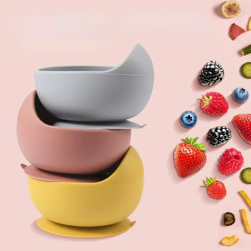 Food Grade Silicone Child Dish - Silicone Suction Bowl avaliação e preço