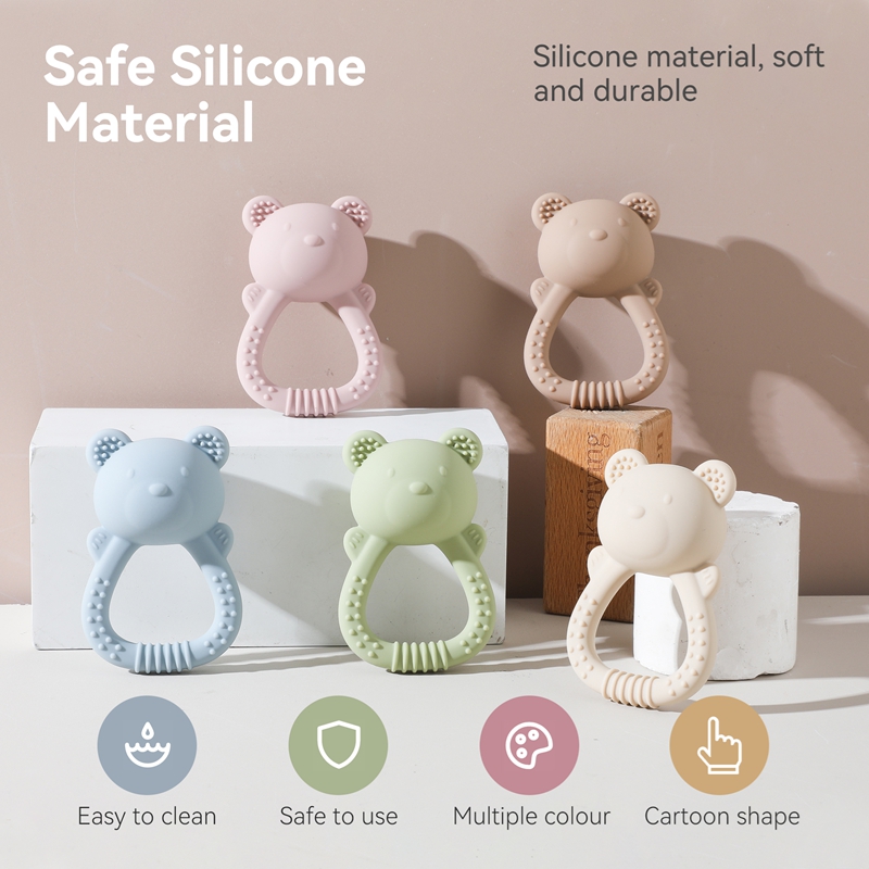 Silicone Teether for Babies Fo - Baby Food Natural avaliação e preço