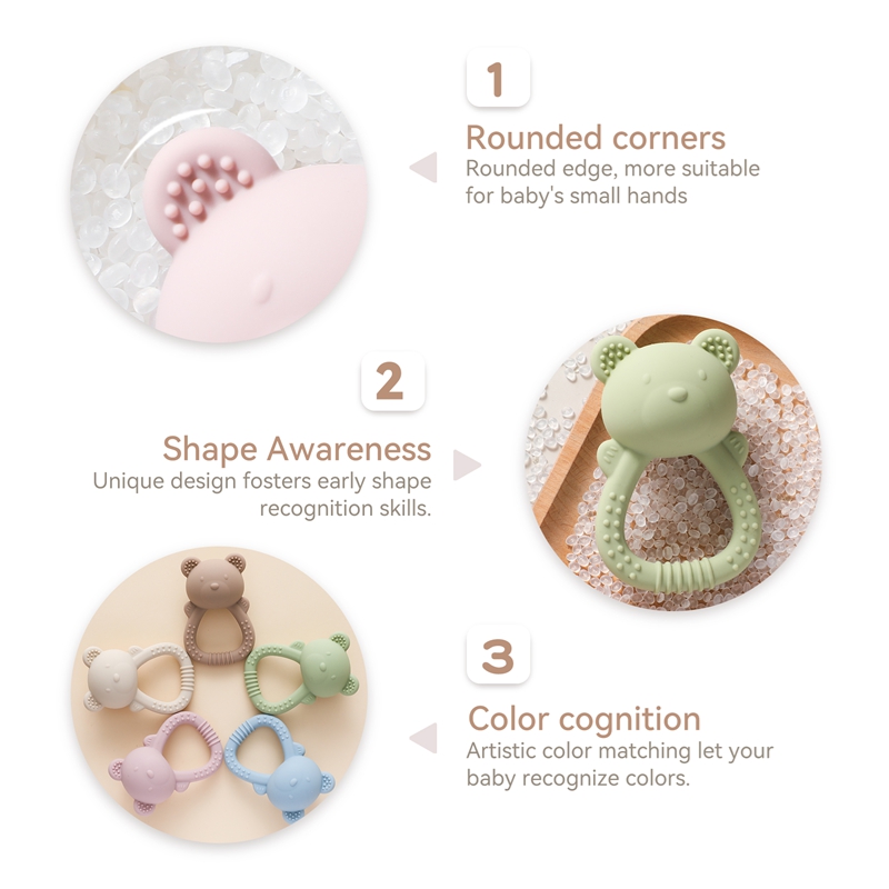 Silicone Teether for Babies Fo - Baby Food Natural avaliação e preço