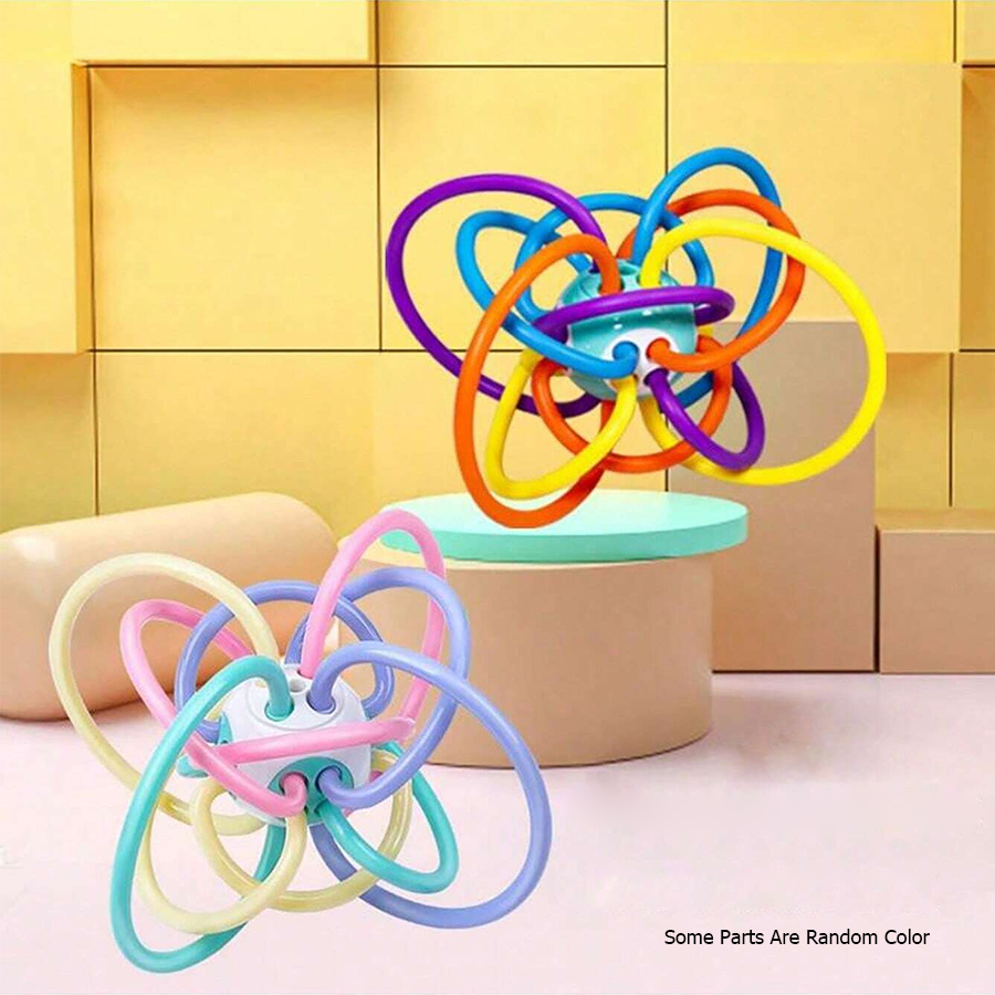 Baby Hand Ball Toys Baby Grip  - Baby Food Under 1 Year avaliação e preço