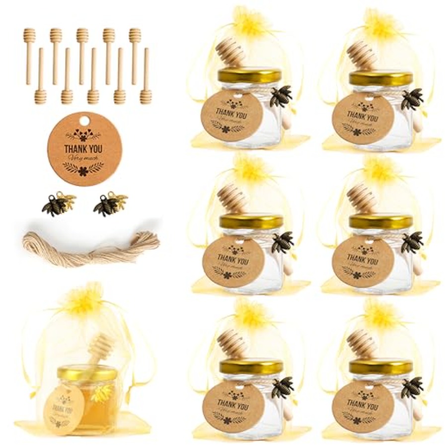 1.5oz 6Pack Mini Glass Hexagon - Baby Food Jars avaliação e preço