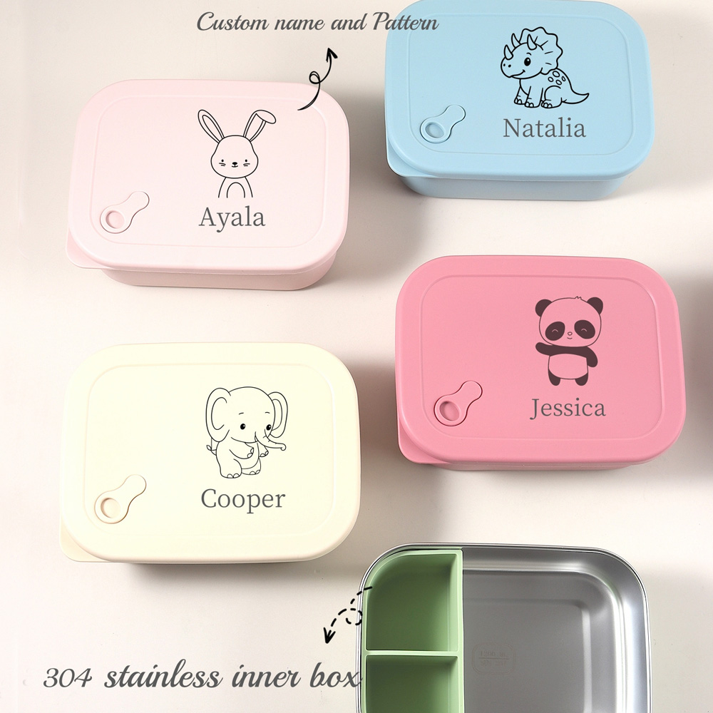 1200ml 1pc Custom Name & patte - Baby Food Tray avaliação e preço