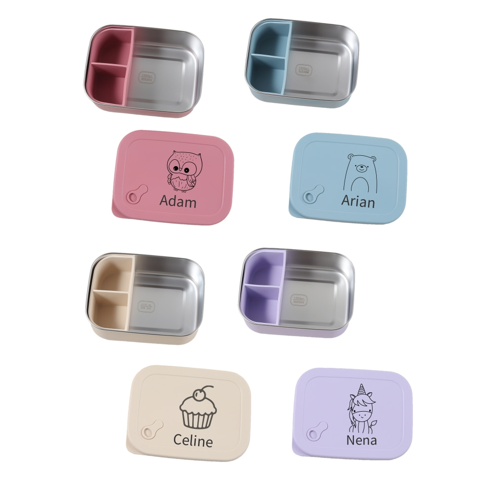1200ml 1pc Custom Name & patte - Baby Food Tray avaliação e preço