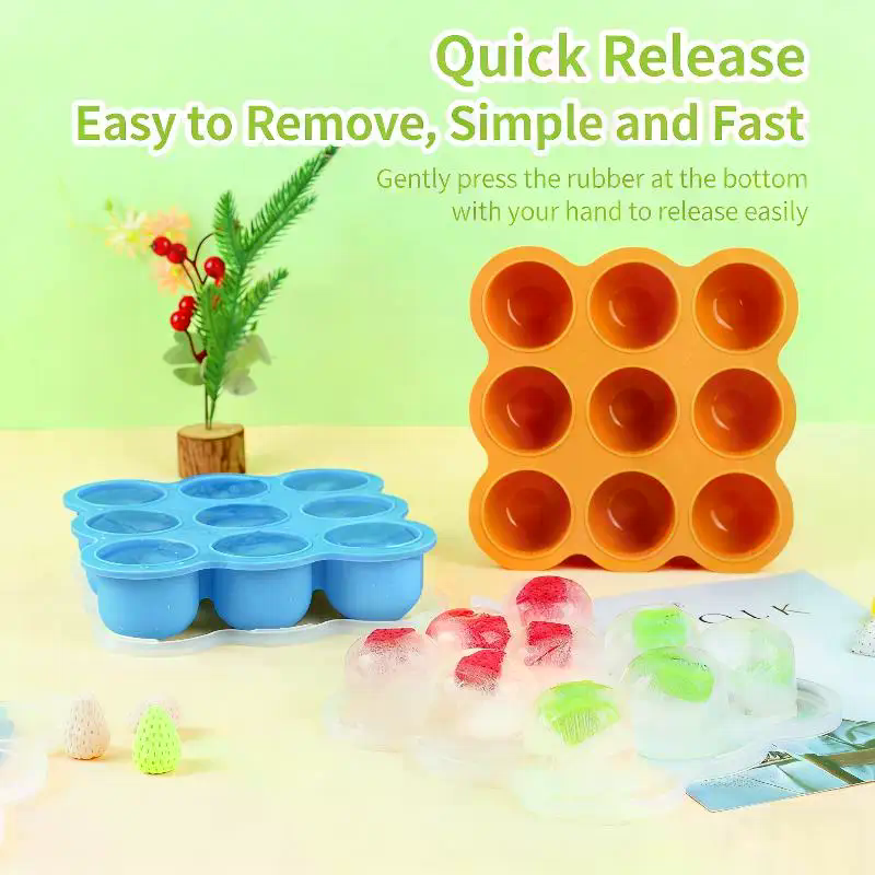 Silicone Baby Food Freezer Tra - Baby Food Tray avaliação e preço