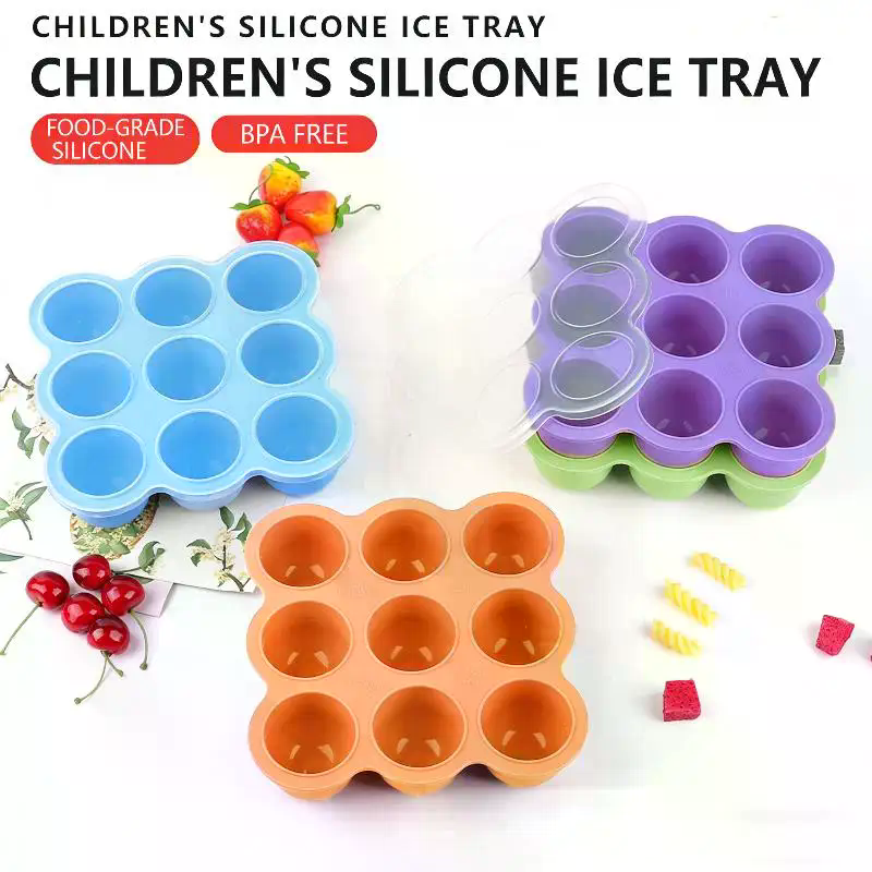 Silicone Baby Food Freezer Tra - Baby Food Tray avaliação e preço