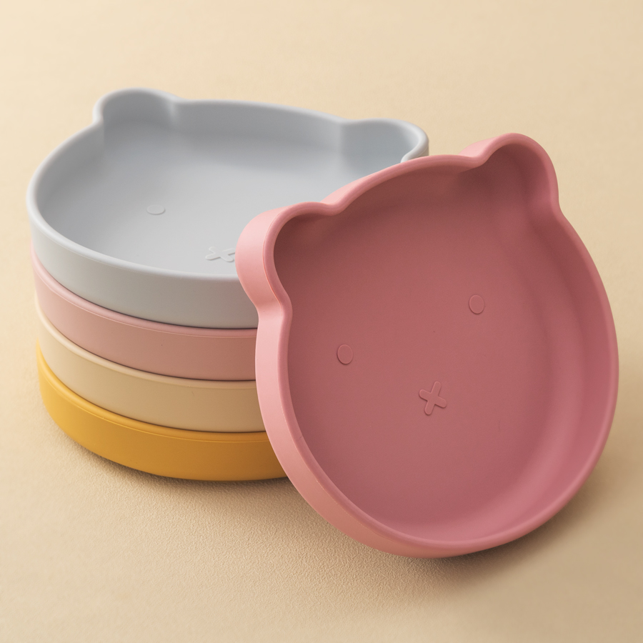 1PC Silicone Baby Dishes Sucti - Baby Food Tray avaliação e preço