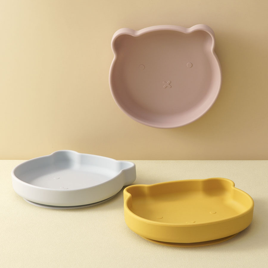 1PC Silicone Baby Dishes Sucti - Baby Food Tray avaliação e preço