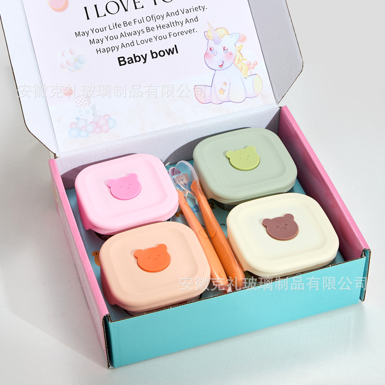 Reusable Square Silicone Baby  - Baby Food Tray avaliação e preço