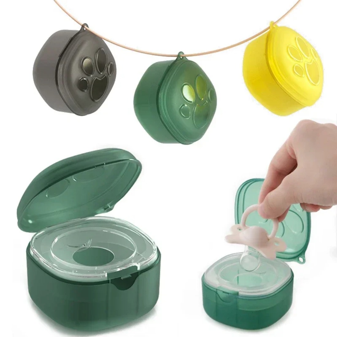 Food Grade Silicone Pacifier B - Baby Food Storage avaliação e preço