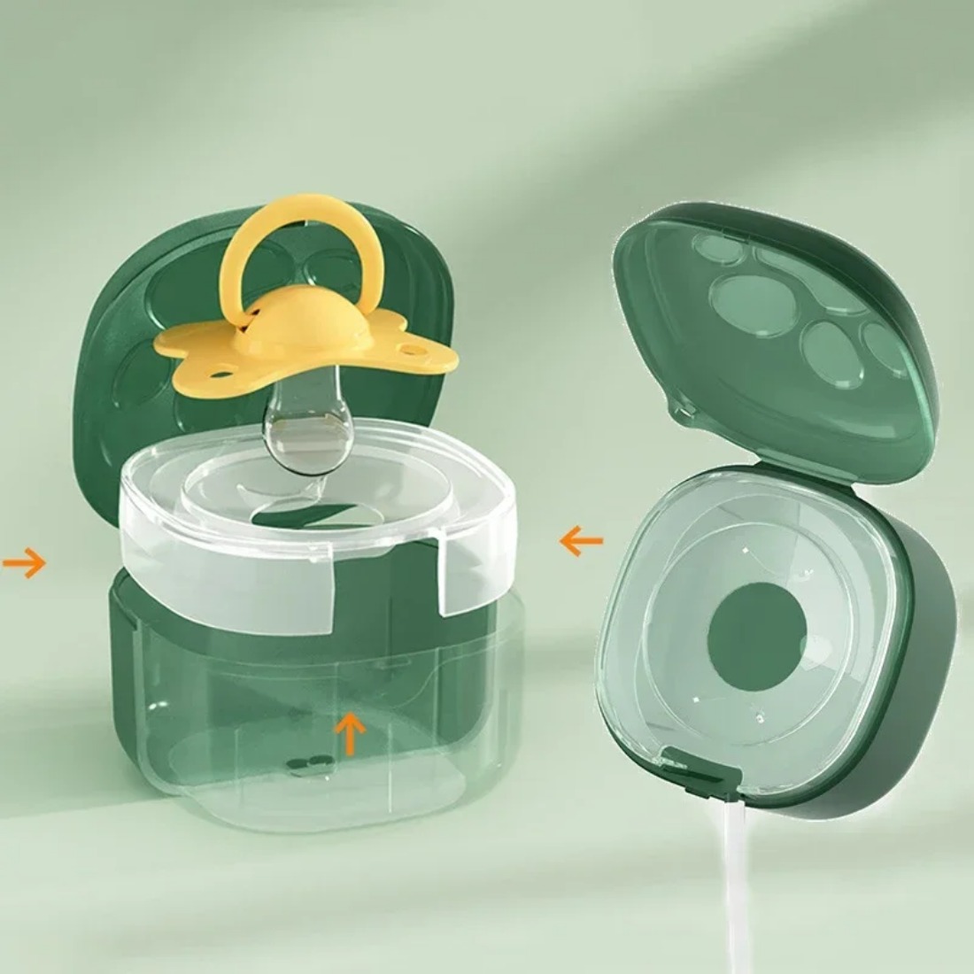 Food Grade Silicone Pacifier B - Baby Food Storage avaliação e preço