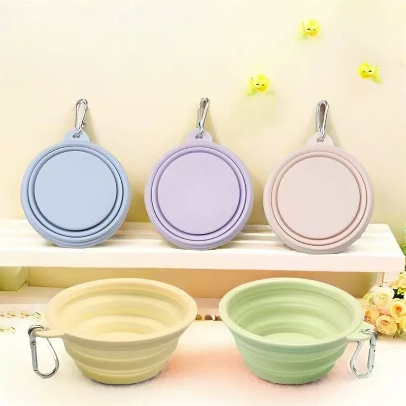 Foldable Pet Bowl, Portable Tr - Baby Food Cat avaliação e preço