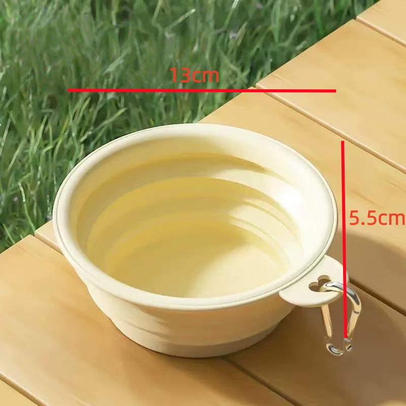 Foldable Pet Bowl, Portable Tr - Baby Food Cat avaliação e preço