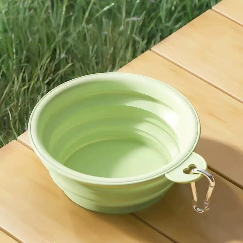 Foldable Pet Bowl, Portable Tr - Baby Food Cat avaliação e preço