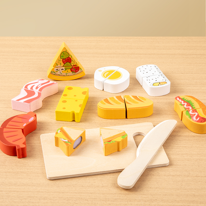 Wooden Kitchen Pretend Toy Sim - Baby Food Under 1 Year avaliação e preço