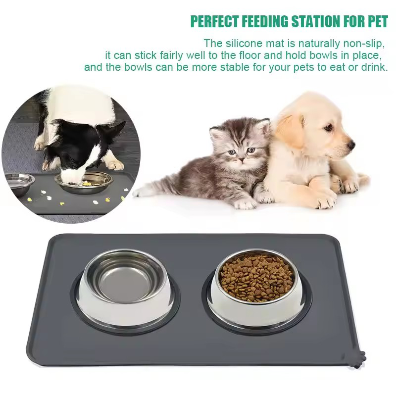 1/Pcs Silicone Pet Feeding Mat - Baby Food Cat avaliação e preço