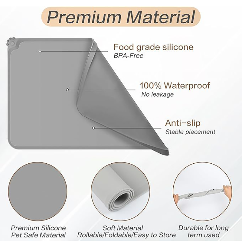 1/Pcs Silicone Pet Feeding Mat - Baby Food Cat avaliação e preço