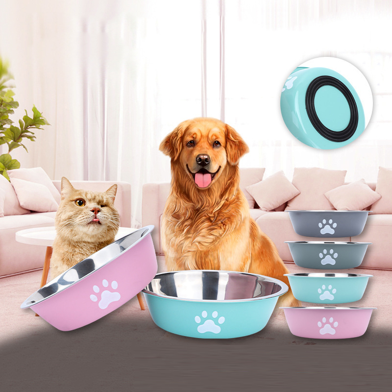 New stainless steel dog basin  - Baby Food Cat avaliação e preço