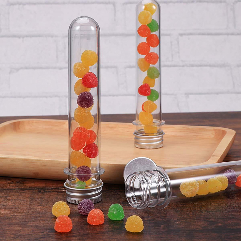 1/5Pcs Plastic Lab Test Tubes  - Baby Food Jars avaliação e preço