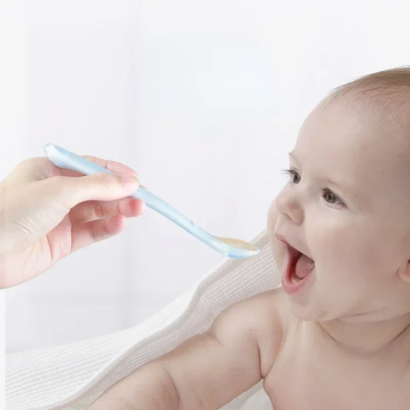 Soft Silicone Baby Spoon Toddl - Baby Food Tray avaliação e preço