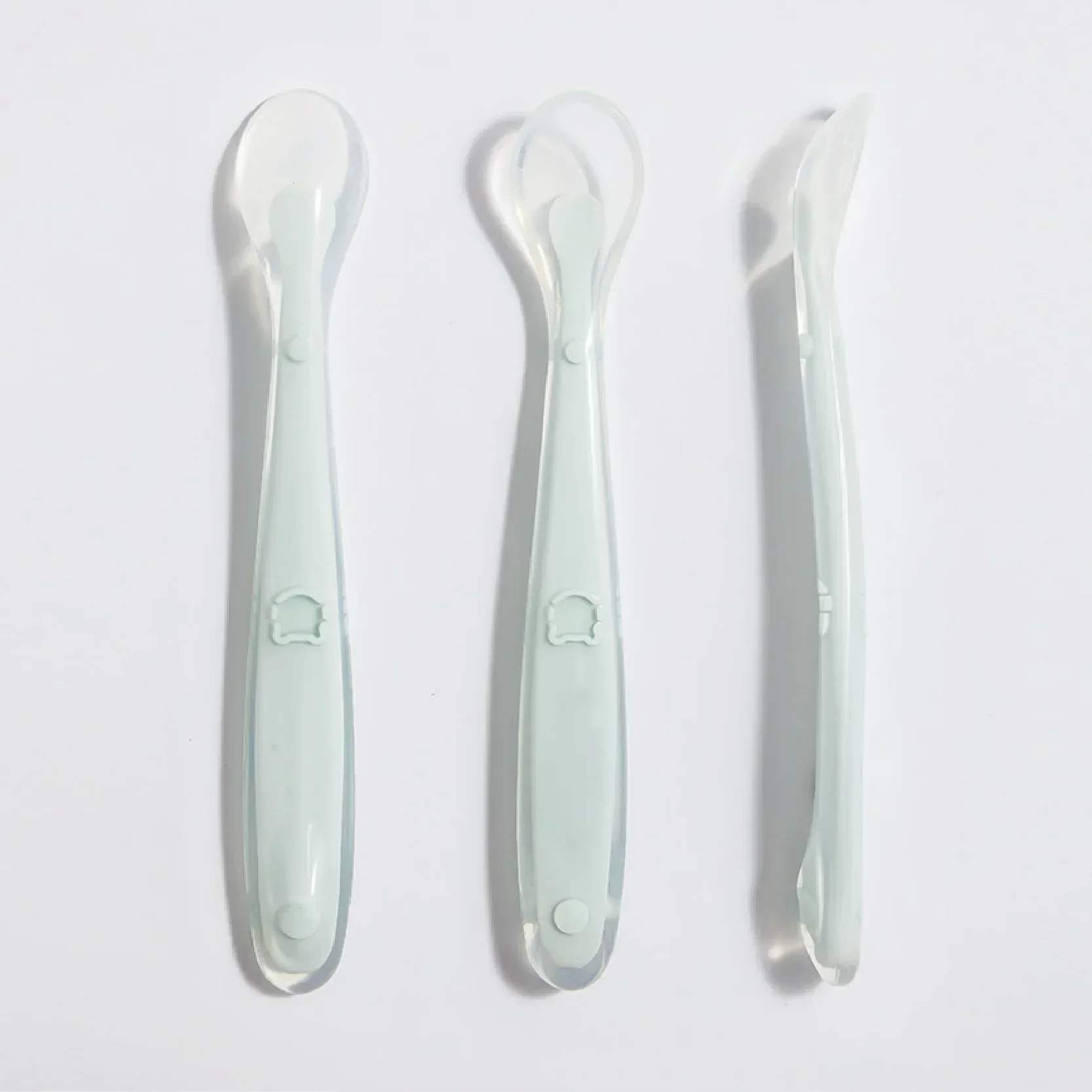Soft Silicone Baby Spoon Toddl - Baby Food Tray avaliação e preço