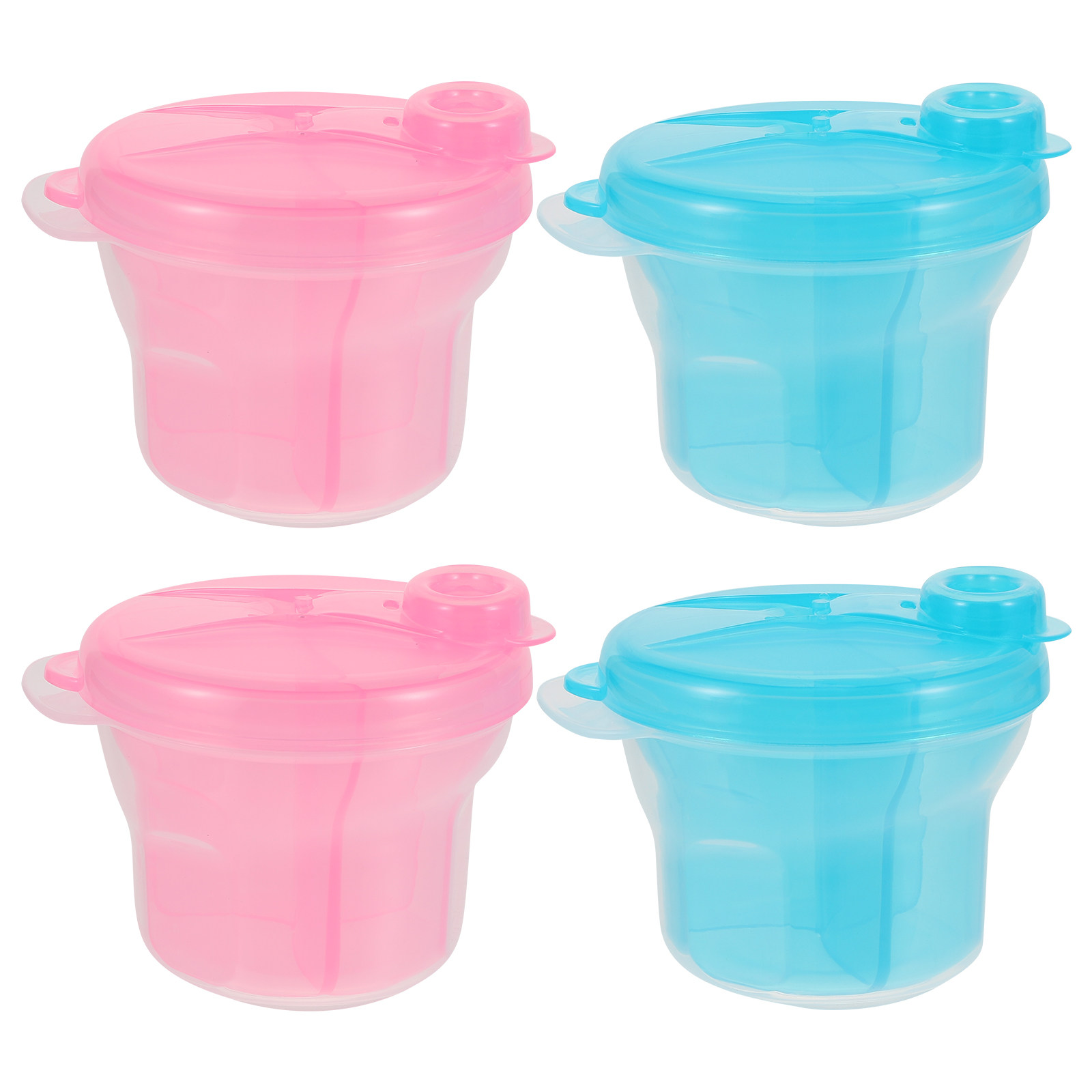 4Pcs Milk Powder Dispenser Rot - Baby Food Storage avaliação e preço