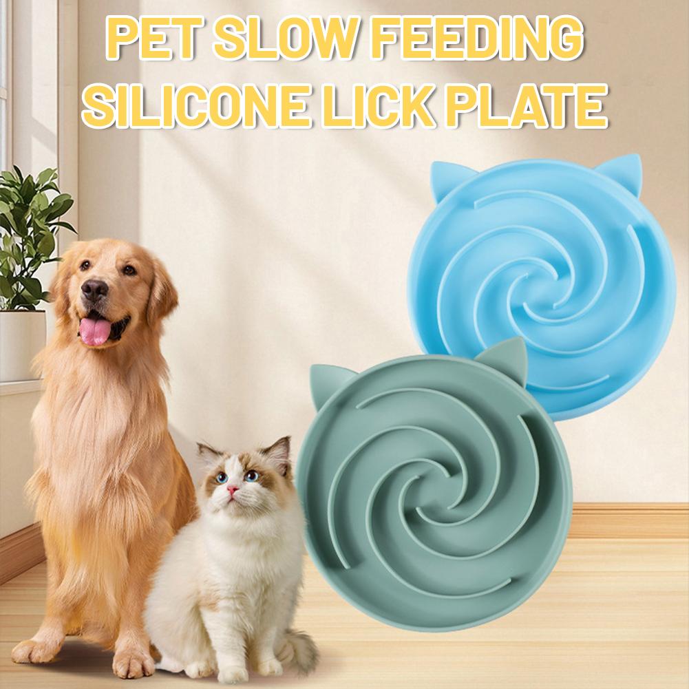 Cute Pet Slow Feeder Bowl Prev - Silicone Suction Bowl avaliação e preço