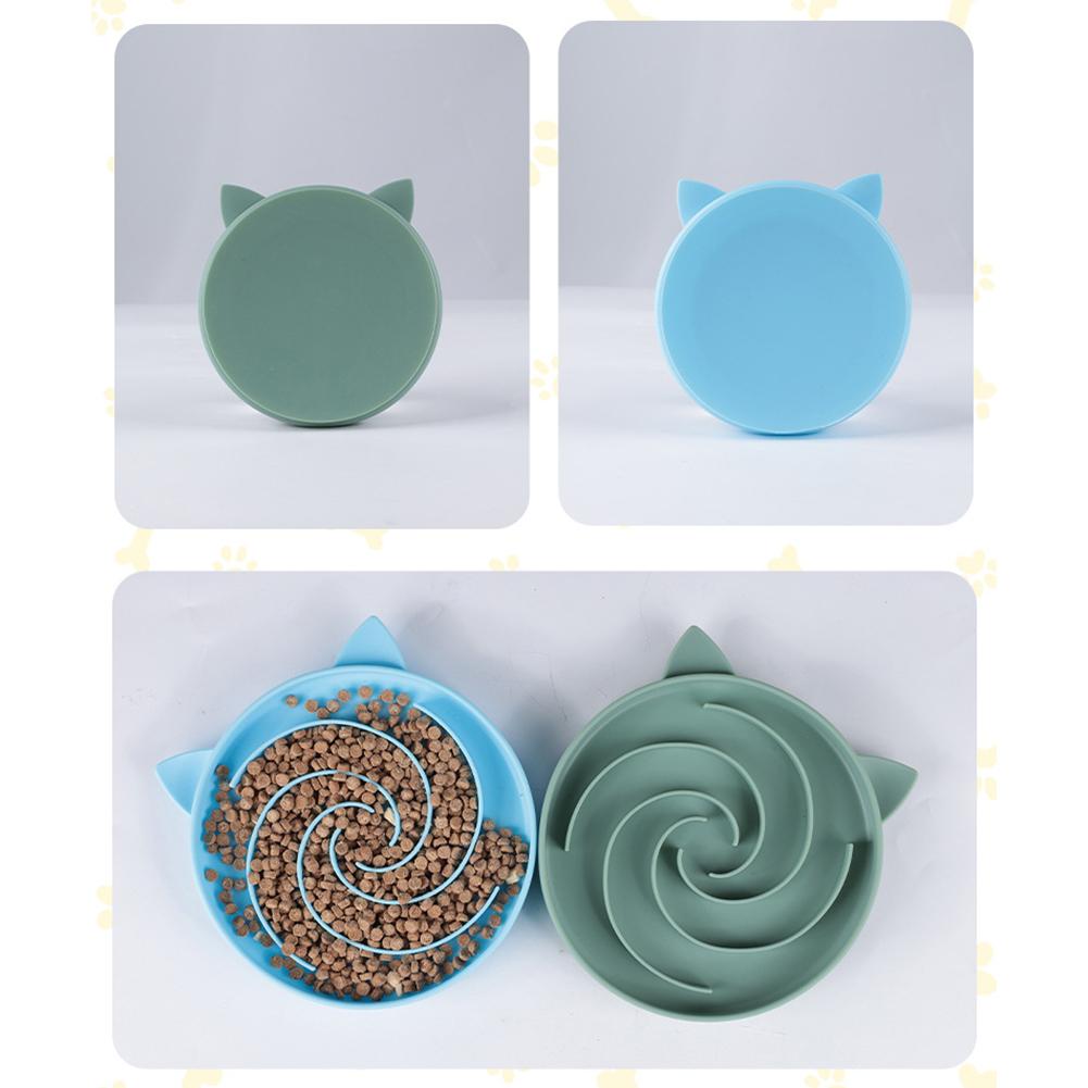 Cute Pet Slow Feeder Bowl Prev - Silicone Suction Bowl avaliação e preço
