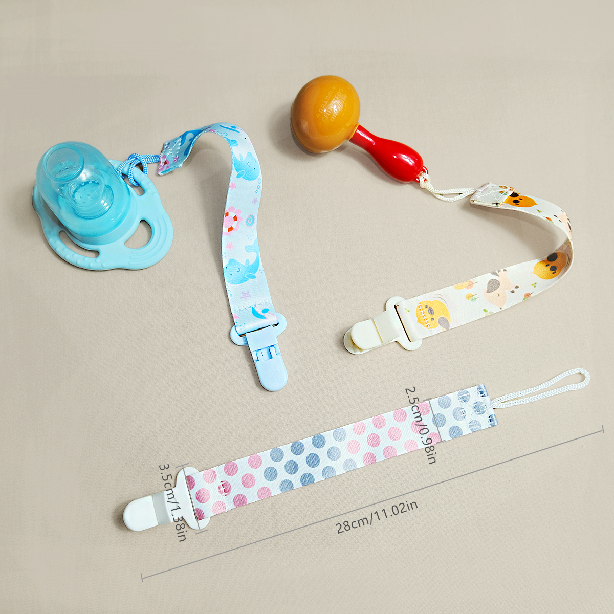 3PCS cartoon printed baby paci - Baby Food Bottle avaliação e preço