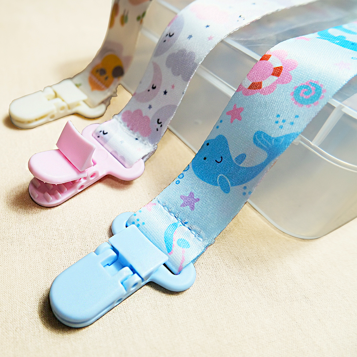 3PCS cartoon printed baby paci - Baby Food Bottle avaliação e preço