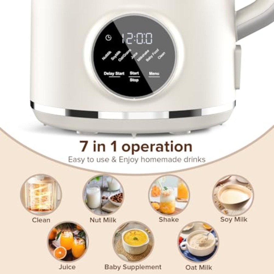 N7 Nut Milk Maker Machine 50oz - Baby Food Oats avaliação e preço