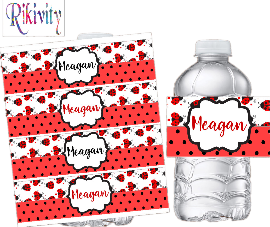 Personalised Ladybug Red Polka - Baby Food Bottle avaliação e preço