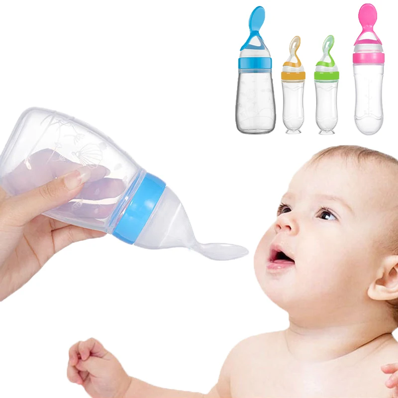 Safe Baby Feeding Bottle Spoon - Baby Food Jars avaliação e preço