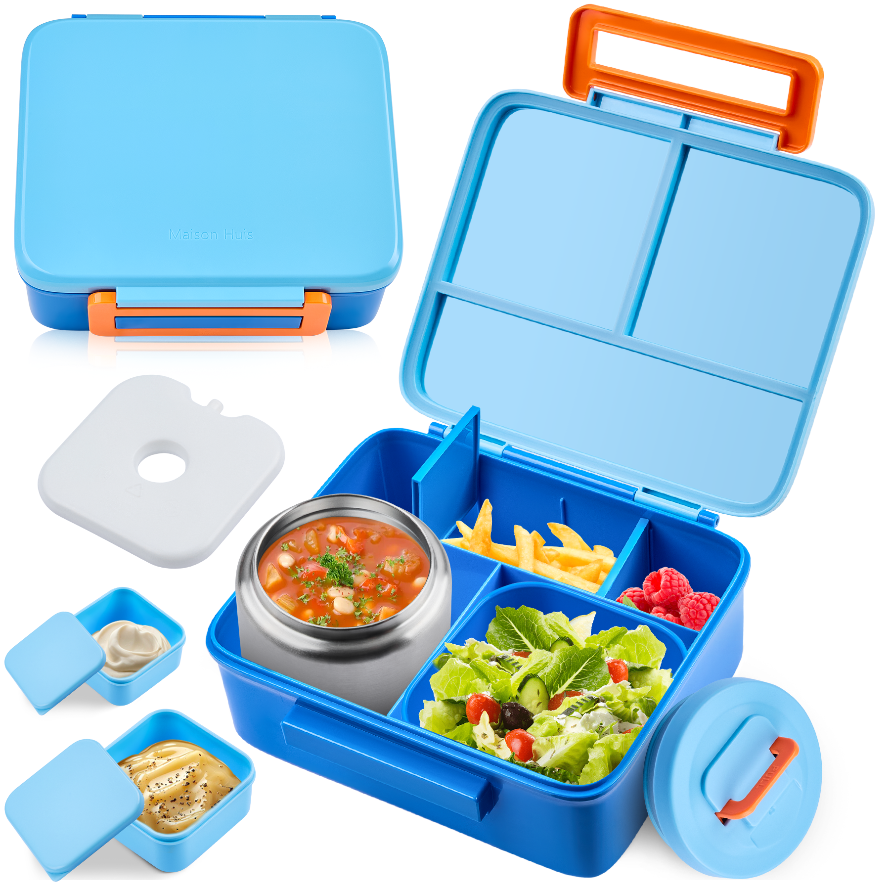 Bento Lunch Box for Kids with  - Baby Food Storage avaliação e preço
