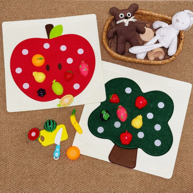 Baby Felt Board Play Food Toys - Baby Food Under 1 Year avaliação e preço