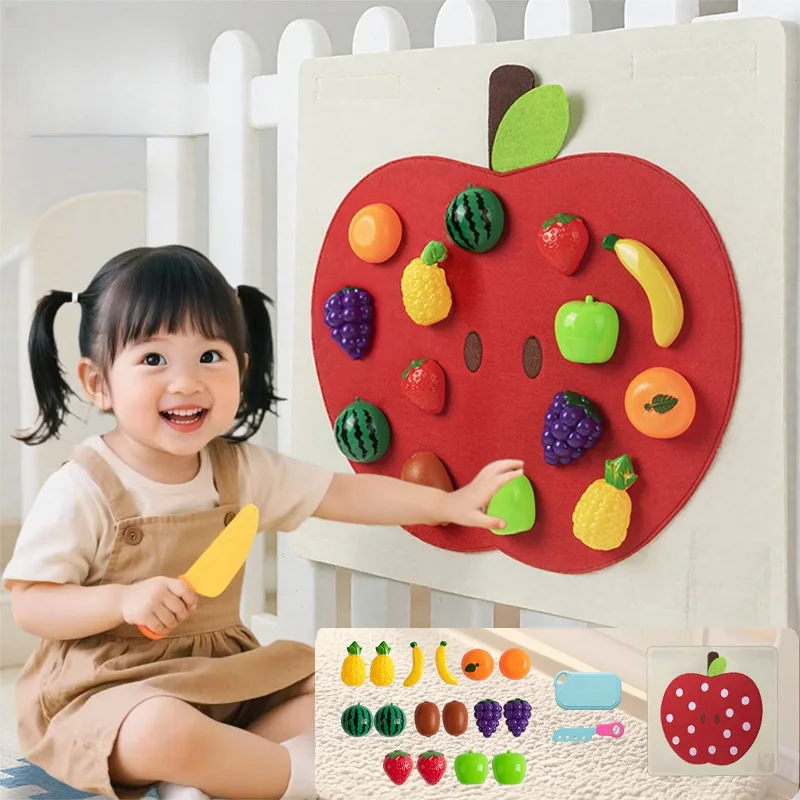 Baby Felt Board Play Food Toys - Baby Food Under 1 Year avaliação e preço