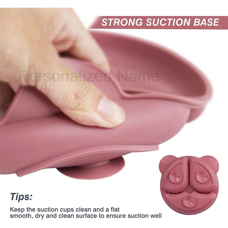 Baby Silicone Sucker Bowl Chil - Silicone Suction Bowl avaliação e preço