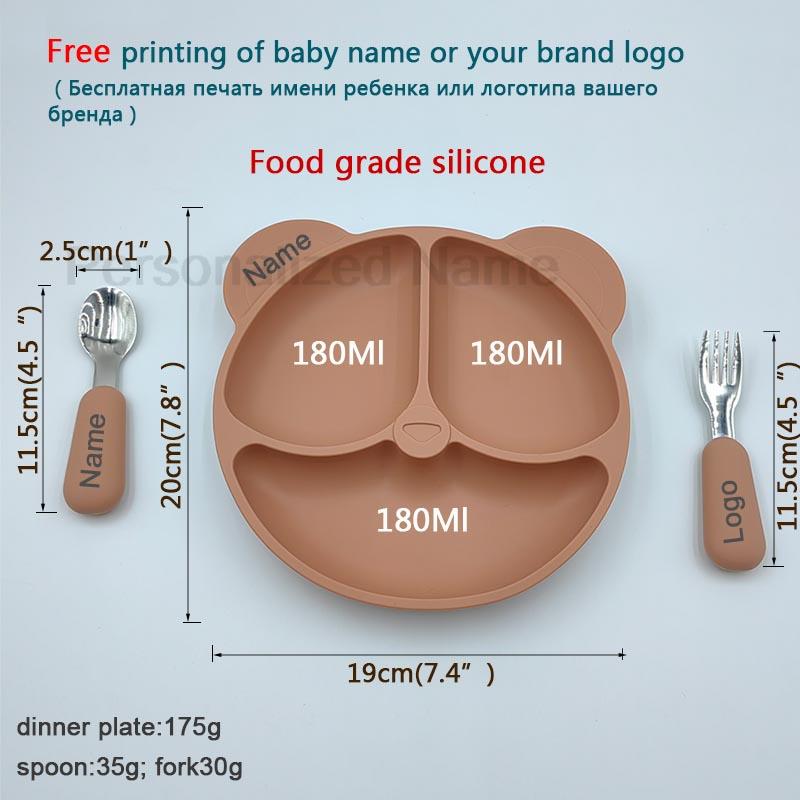 Baby Silicone Sucker Bowl Chil - Silicone Suction Bowl avaliação e preço