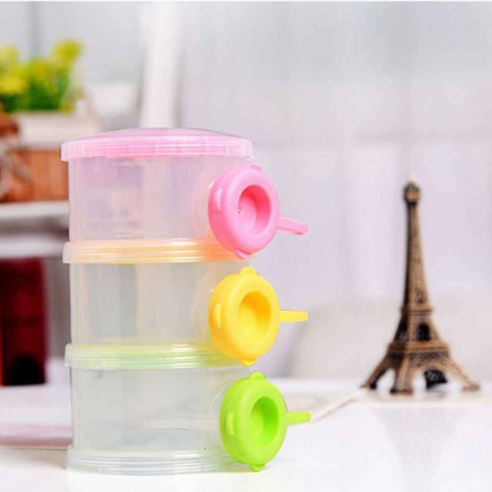 3 Layers Baby Milk Powder Disp - Baby Food Storage avaliação e preço