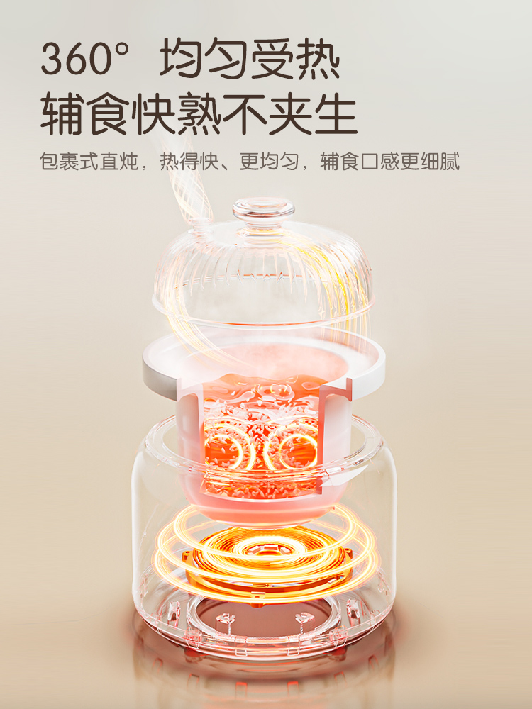 Jiuyang micro-pressure BB pot  - Baby Rice Food avaliação e preço